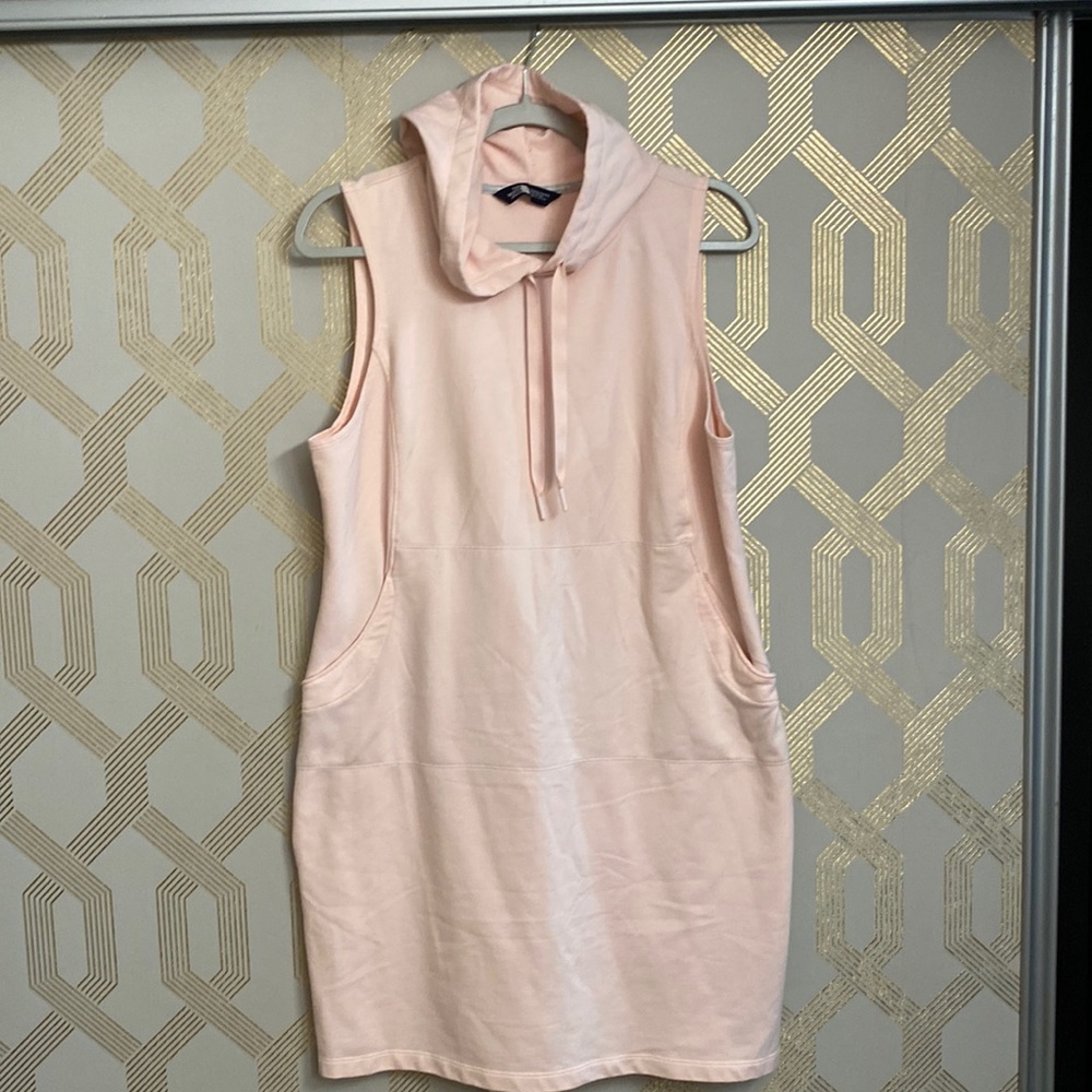 NF Pink Sleeveless Sweatshirt Dress